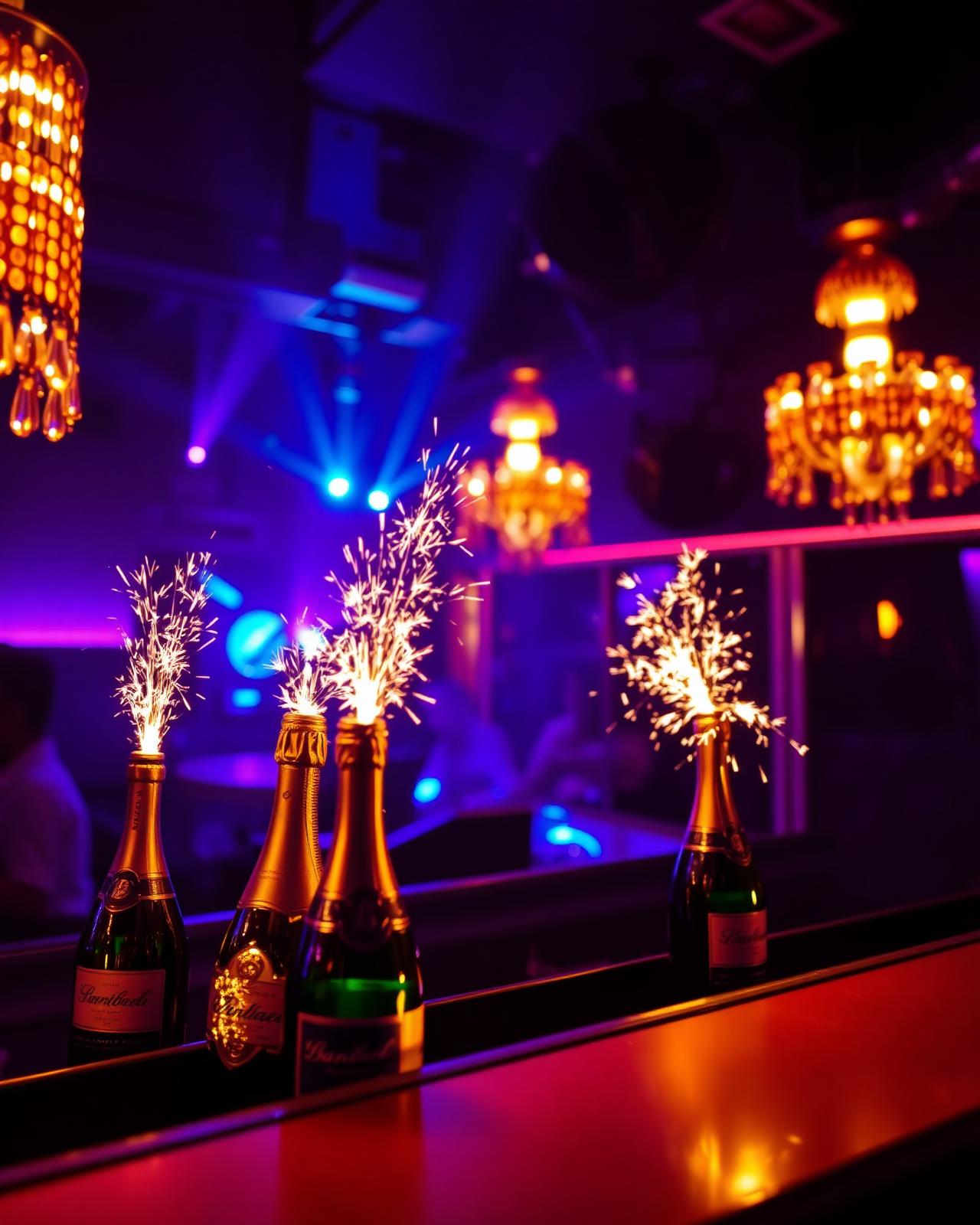 VIP nightclub booth
